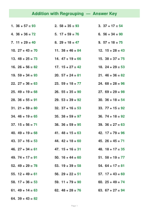 Сложение с переносом — 2 класс — 1 / 9